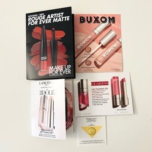 Sample of Lip Balms, Liquid Lipstick, Lip Oil